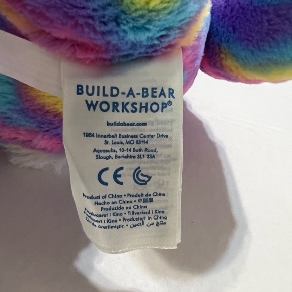 build-a-bear babw 16 Inch bunny tie-dye Purple - Picture 5 of 6